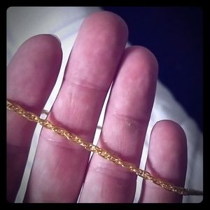22 inch gold chain.
